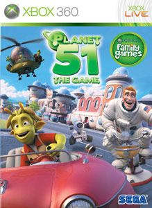 Planet 51 box art for Xbox 360